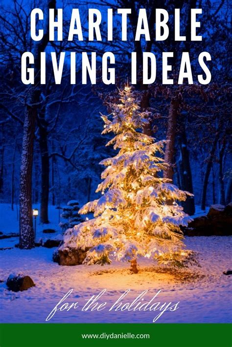 Finding charitable gift ideas .
